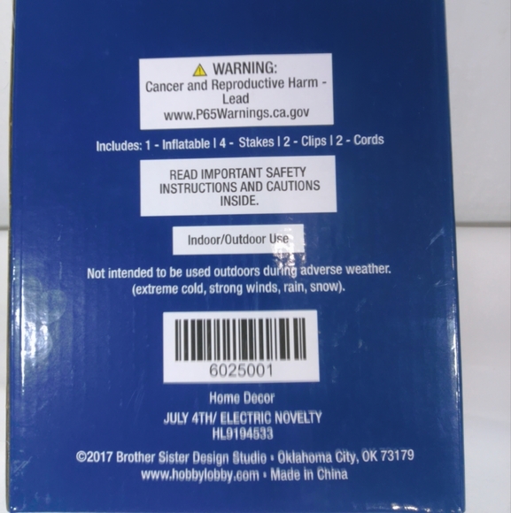 July 4th Inflatable Uncle Sam - Picture 2 of 2